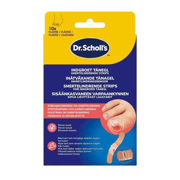 Dr. Scholl's Smertelindrende strips for inngrodd tånegl